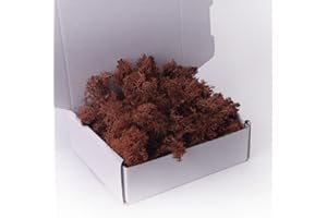 ACADOIT Preserved Moss 3.5 OZ Moss for Crafts Faux Moss Decor Natural Moss for Art Wall Florist Decor(Brown 3.5 OZ)