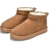 Project Cloud 100% Genuine Leather Ankle Boots for Women - Water Resistant with Memory Foam Insole Winter Boots for Women - Trending Shoes & Comfortable Women's Ankle Boots (Hippy)