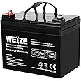 Weize 12V 35AH Battery Rechargeable SLA Deep Cycle AGM Replace 12 Volt 33AH 34AH 36AH 30AH, in Series 24V 36V 48V for Power P