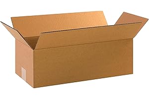 TAPE LOGIC 18 x 8 x 6 Corrugated Cardboard Boxes, Long 18"L x 8"W x 6"H, Pack of 25 | Shipping, Packaging, Moving, Storage Box for Home or Business, Strong Wholesale Bulk Boxes