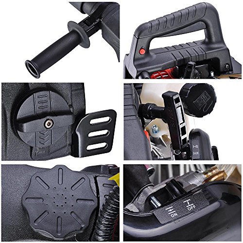 Yescom 2in1 32.6cc Gasoline Demolition Hammer Drill Chisel Concrete Breaker 2 Stroke w/EPA Certification