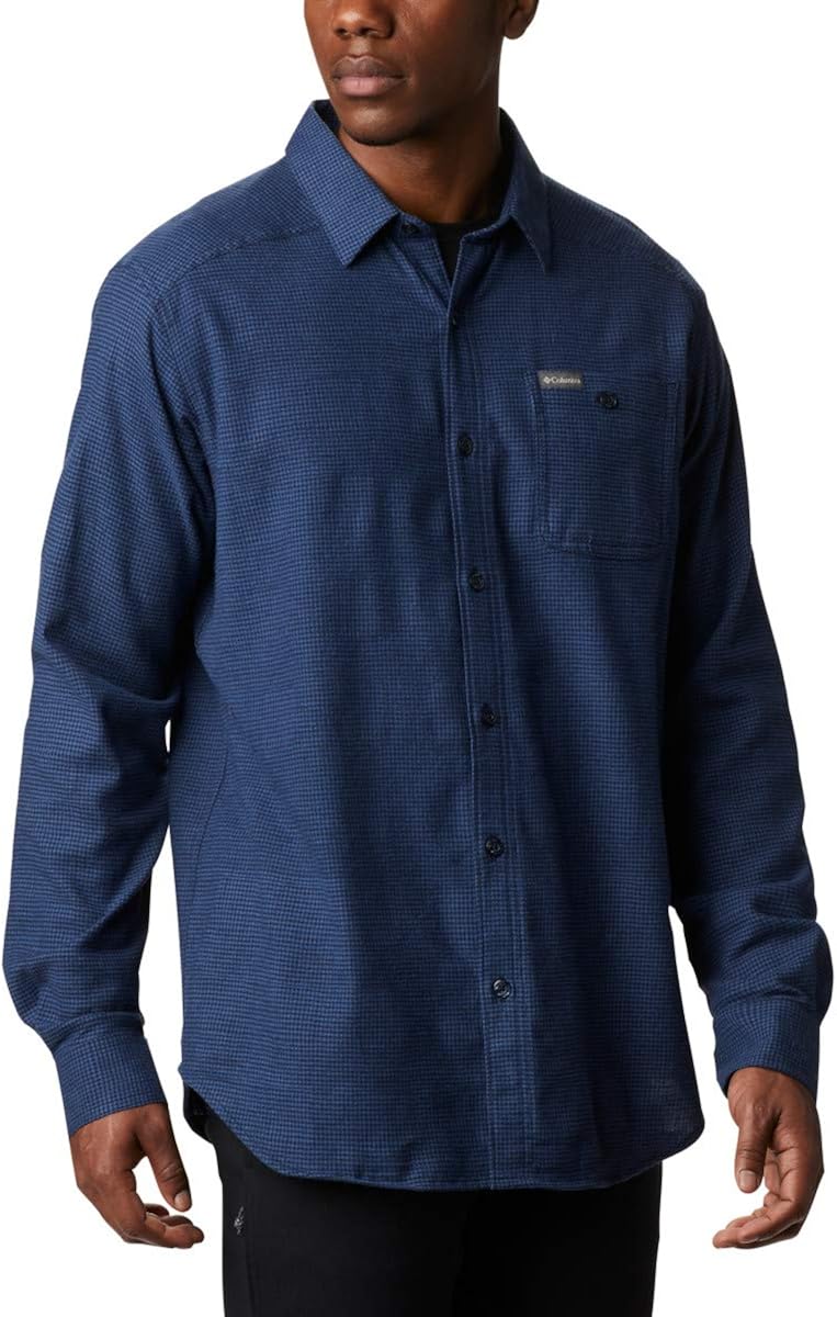 Columbia Men's Cornell Woods Flannel Long Sleeve Shirt: Clothing