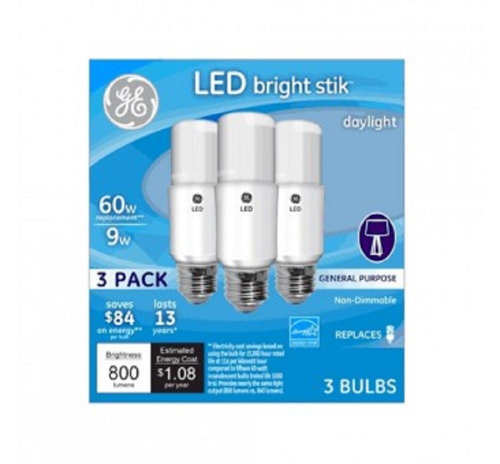 Best ge led bright stik 60w daylight