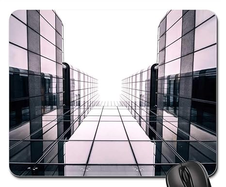 Amazon Com Mouse Pads Architecture Building Glass Low Angle