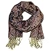 Falari Women's Woven Paisley Pashmina Shawl Wrap Scarf 80