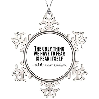 Amazon Com Xmas Trees Decorated Fear The Zombie Apocalypse