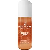 Nautica Coconut Crave, a Fruity Gourmand Hair &amp; Body Mist for Women, Notes of Coconut, Apple and Cedarwood, Long Lasting, 8.0 fl oz