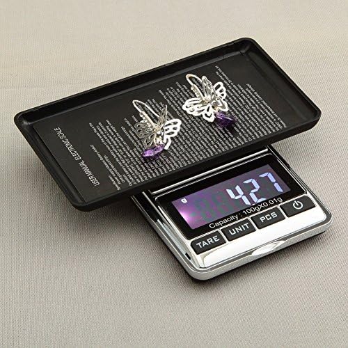 Portable Electronic Balance Gram Digital Pocket Jewelry & Kitchen Food