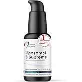 Designs for Health Liposomal B Supreme - Liquid B Vitamin Complex with Superior Absorption - Folate, Vitamin B12, B6, Biotin, TMG + More - Oral Delivery Pump with Citrus Flavor (50 Servings / 1.7oz)