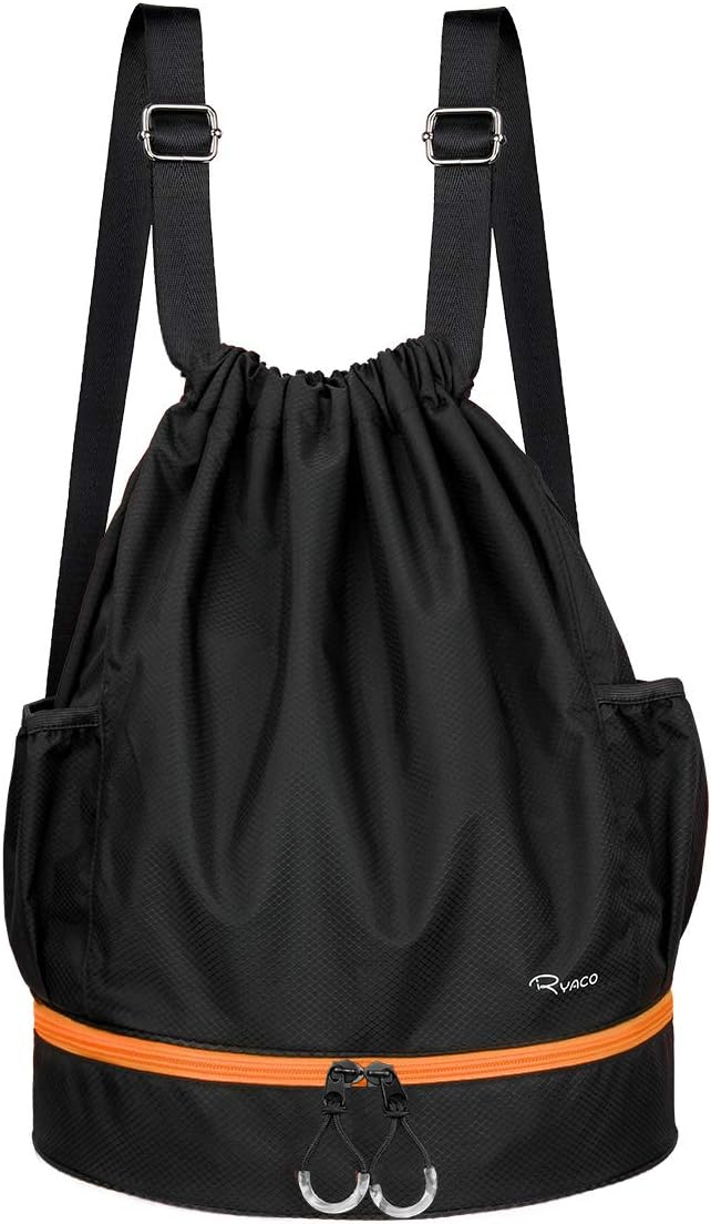 RYACO Drawstring Backpack Sports Gym Bag