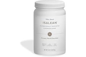 Isagenix IsaLean Shake - Meal Replacement Protein Shake Supports Healthy Weight & Muscle Growth - Protein Powder Enriched with 23 Vitamins - Creamy Dutch Chocolate, 30.1 Oz (14 Servings)
