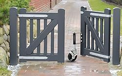 2 Pack Spring Gate Casters with Break,4 Inch Door