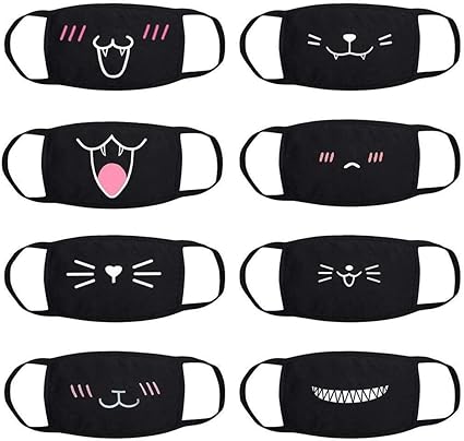 Renren Lot De 8 Bouches Motif Chat Noir 1 Amazon Fr Bricolage