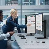 LG 27BA750 27 Inch FHD IPS 100Hz KVM USB-C HDMI Display view 3