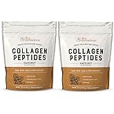 Live Conscious Collagen Peptides Powder - Hazelnut Collagen Powder - Hair, Skin, Nail, & Joint Support - Type I & III Grass-Fed Collagen Supplements for Women and Men - 30 Servings (2-Pack) - 12.4oz