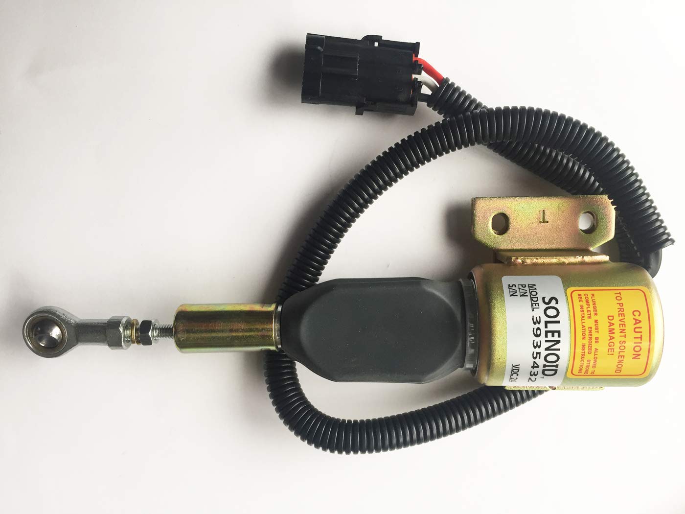 Photo 1 of YAYALIU Shut off solenoid 3935432,3935430 24V SA-4755-24 Compatible for Cummins 6BT 5.9 engine