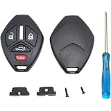 thumbnail image 2 of Mitsubishi Eclipse Key Fob Shell – 2007-2012, 4b – Remotez4less R4L6212 – Black, No Programming 2 of 4