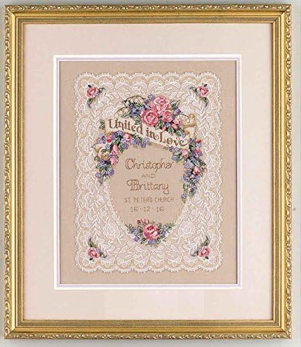 wedding aniversary in rose design cross 