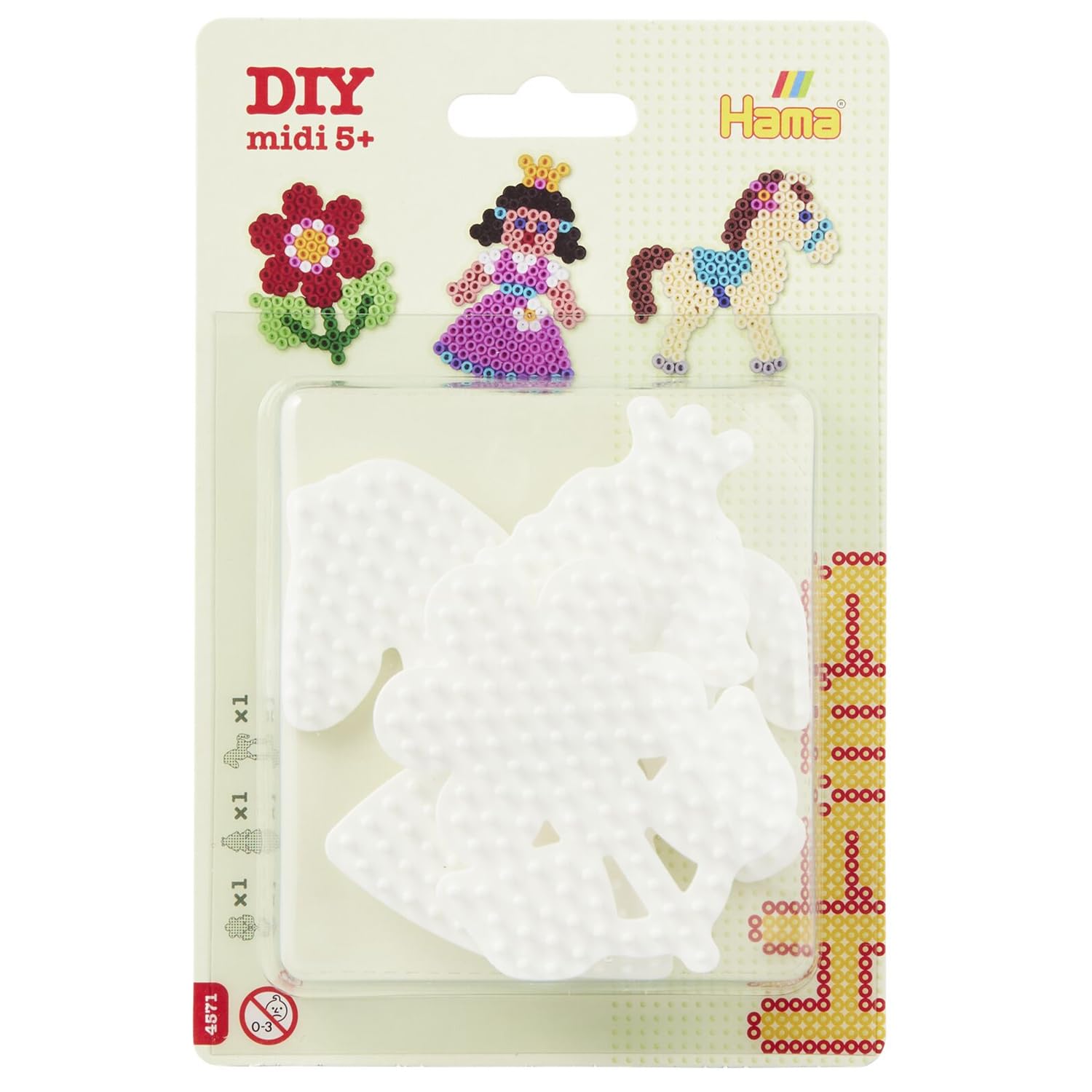 Pony, Flower & Princess pegboard Blister Pack