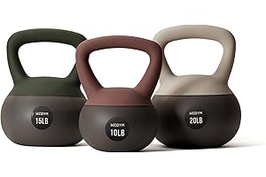 WeGym Soft Kettlebells with Cushioned Impact-Resistant Base and Anti-Slip, Wide-Grip Handle for Home Workouts, Weightlifting, and Full Body Strength Training