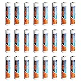 PowerDriver 24 Pack AAA Ni-MH NiMH Rechargeable Batteries for Solar Lamp Portable Audio Players