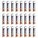 PowerDriver 24 Pack AAA Ni-MH NiMH Rechargeable Batteries for Solar Lamp Portable Audio Players