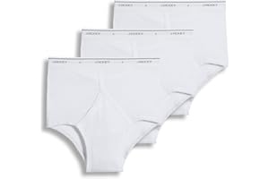 Jockey Mens Underwear Briefs - Classic Full Rise Design, Pack of 3 - Authentic Mens Underwear for Comfort and Quality