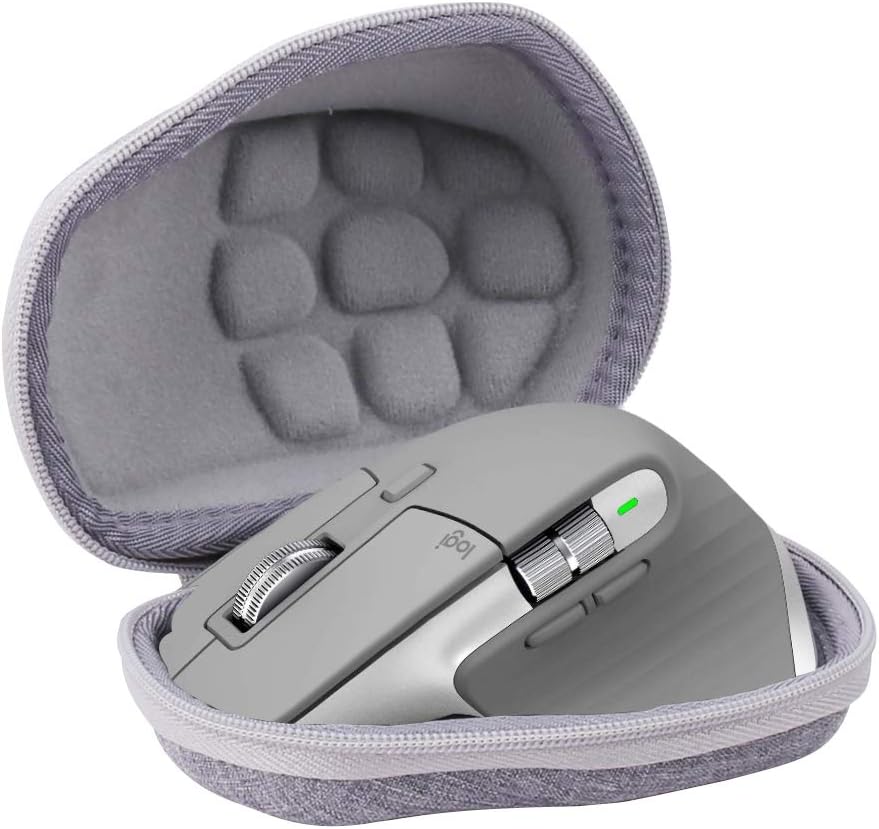 Aenllosi for Logitech MX Master 4/3/3S/2S Wireless Mouse Hard Protective Storage Carrying Case, Grey (Case Only)