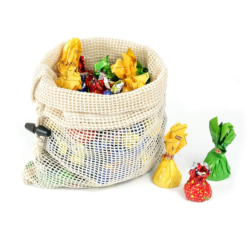 Reusable Mesh Produce Bags Perfect for Grocery Shopping