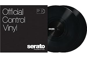 Serato Performance Series Official Control Vinyl (Pair) Black