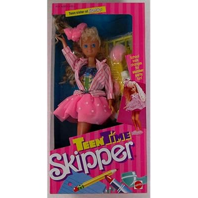 Vintage Barbie Sister Doll 1988 Teen Time Skipper Kenya Ubuy