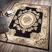 Pastoral Medallion Black French European Formal Traditional (2'7