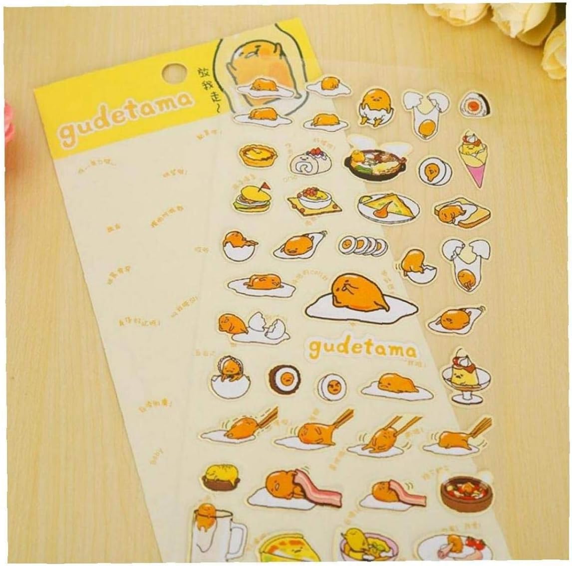 Amoyer 1 Hoja/porción Etiqueta engomada de Papel de la Historieta DIY