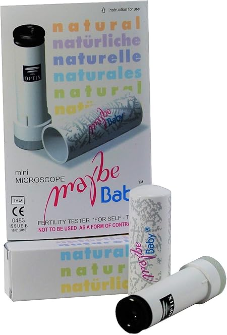Maybe Baby Saliva Ovulation Test Fertility Microscope Testing Kit Amazon Co Uk Health Personal Care