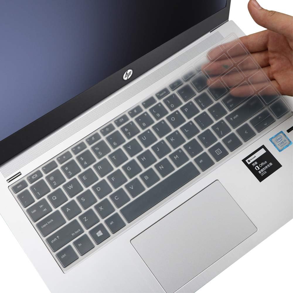 Ultra Thin Keyboard Cover for HP ProBook 445R G6 14 Inch Notebook Keyboard Cover Protective Skin, HP ProBook 445R G6 14 Accessories, Clear (US Layout)