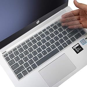 Ultra Thin Keyboard Cover for HP ProBook 445R G6 14 Inch Notebook Keyboard Cover Protective Skin, HP ProBook 445R G6 14 Accessories, Clear (US Layout)