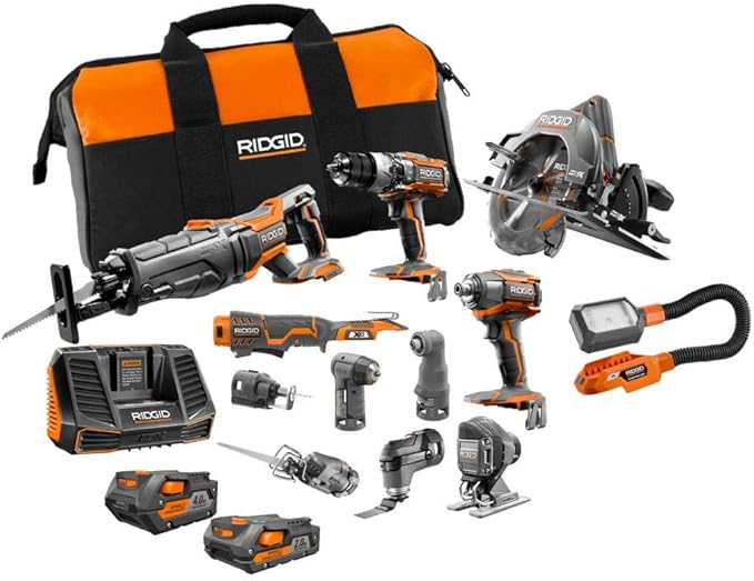 Ridgid 5 Piece Combo Set Discount, 55 