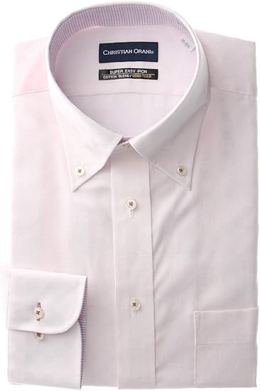 Amazon Co Jp ヨウフクノアオヤマ 洋服の青山 クリスチャン オラーニ Christian Orani オールシーズン用 ボタンダウンスタンダードワイシャツ キング トール Lt1915k 服 ファッション小物