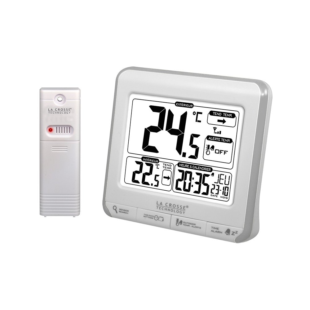 La Crosse Technology WS6811WHI-SIL Temperature station - White/Silver