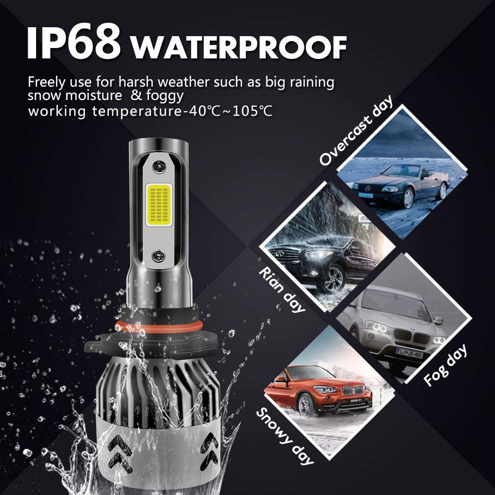 5 Years Warranty 72W 8000LM 6000K Xenon HID Cool White Lamp Replacments