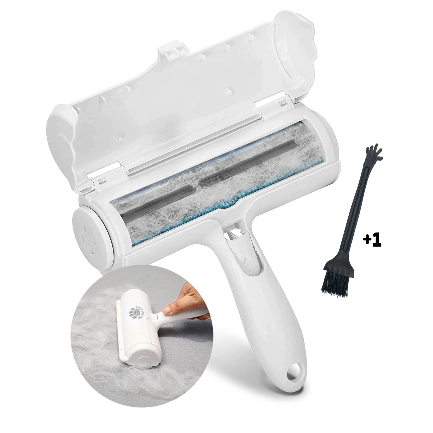Remove Animal Hair, Roller Brush Remove Dog and Cat Hair, Reusable Hair Removal, Lint Roller pet supplies, Remove Lint on Clothes Beds Bed Sofas Carpets