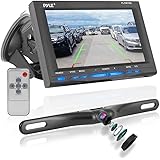 Rear View Backup Car Camera - Screen Monitor System w/ Parking and Reverse Assist Safety Distance Scale Lines, Waterproof & N