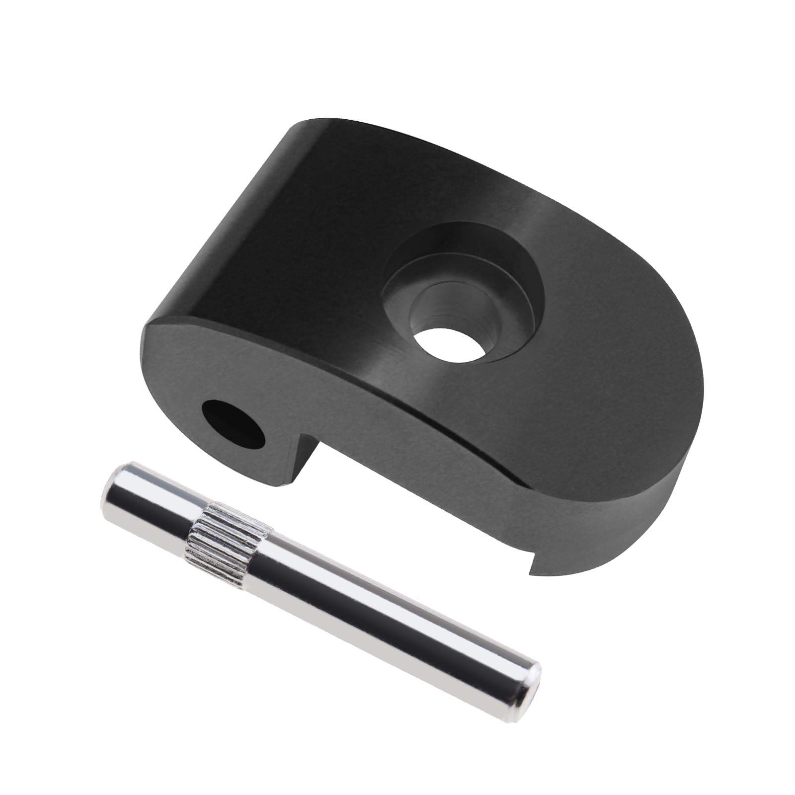 Be In Your Mind Electric Scooter Folding Buckle Holder Reinforced Lock Latch 6mm Hole Dia with Steel Pin Compatible with Xiaomi M365 M365 Pro Black