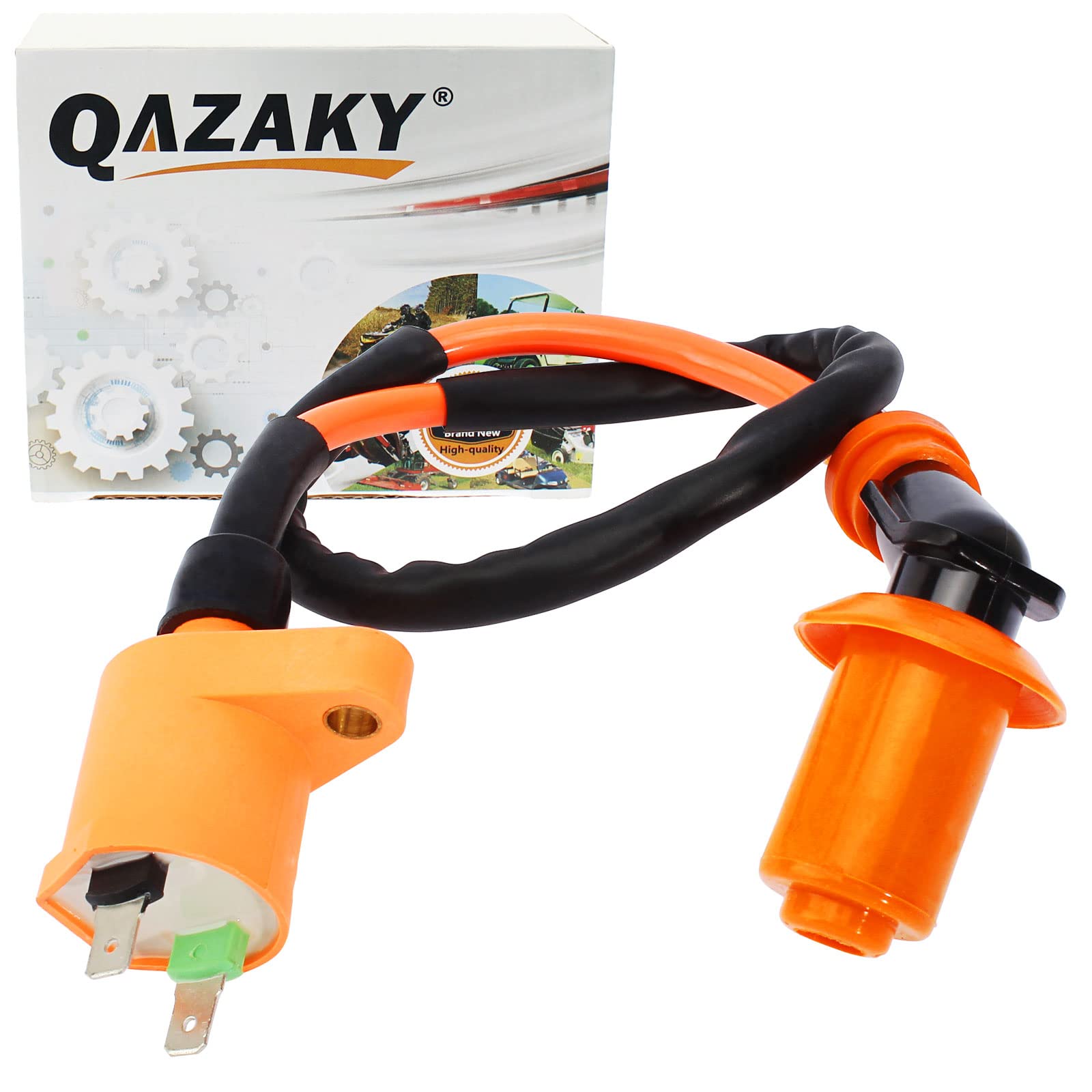 QAZAKY High Performance Racing Ignition Coil for TRX ATV TRX250 TRX300 TRX350 TRX400FW TRX450FW XL250 XL350 XL600 TR200 TRX125 TRX200 TRX250TE TRX350FE TRX450FE TRX450FM TRX90 XR600 Sportrax Fourtrax