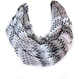 Lucky Leaf Women Lightweight Cozy Infinity Loop Scarf with Various Artist Print