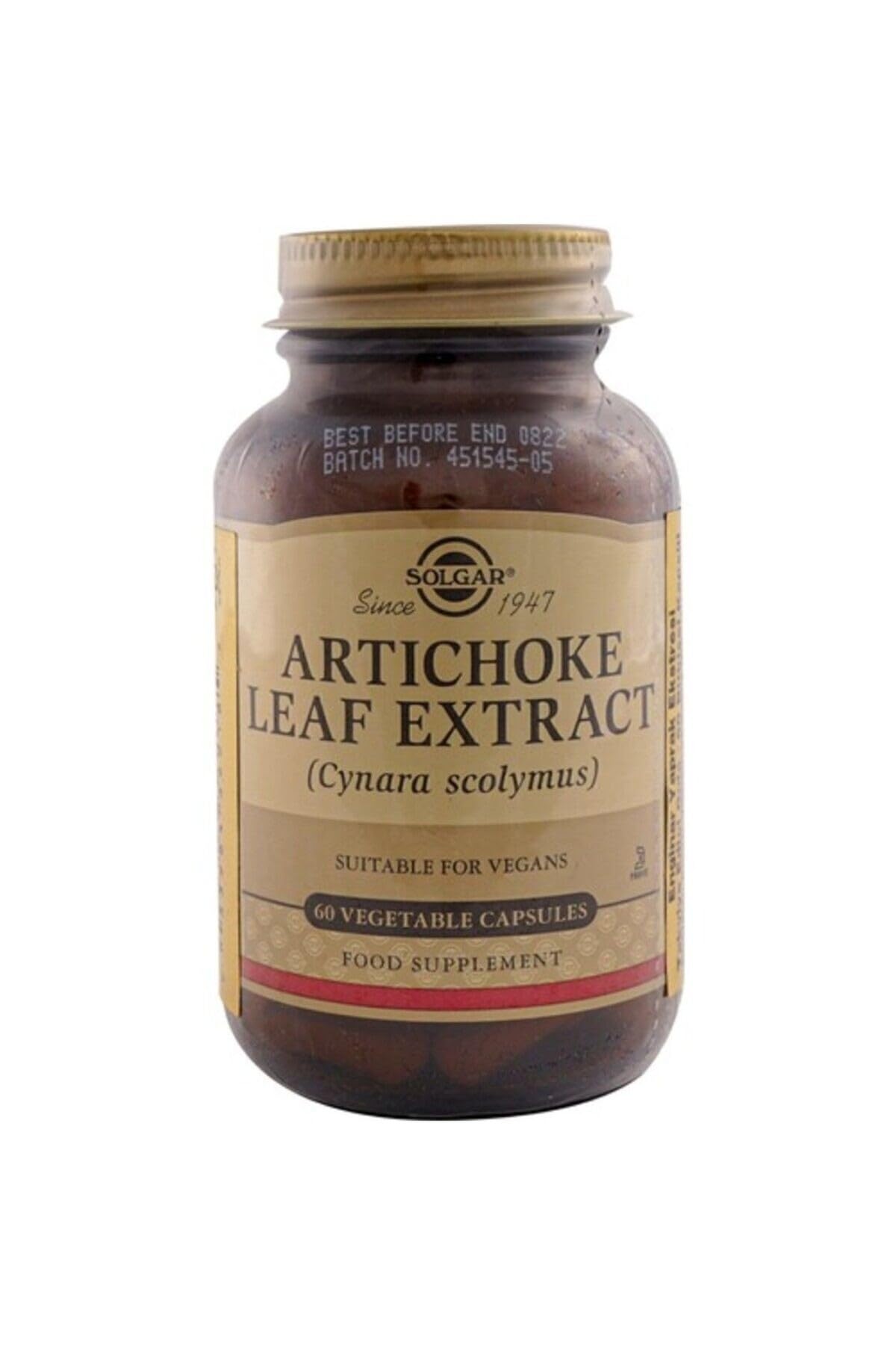 Solgar Artichoke 60 Vegetable Capsules