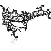 Ralleyfun Masquerade Mask for Women Venetian Lace Halloween Eye Mask for Carnival Costume Party Prom Ball