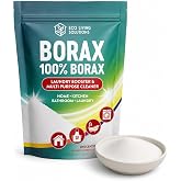 Eco Living Solutions - Borax Powder | Laundry Detergent Powder | Laundry Booster | Great Washing Machine Cleaner | Multi-Purpose Household Cleaner (12 oz)
