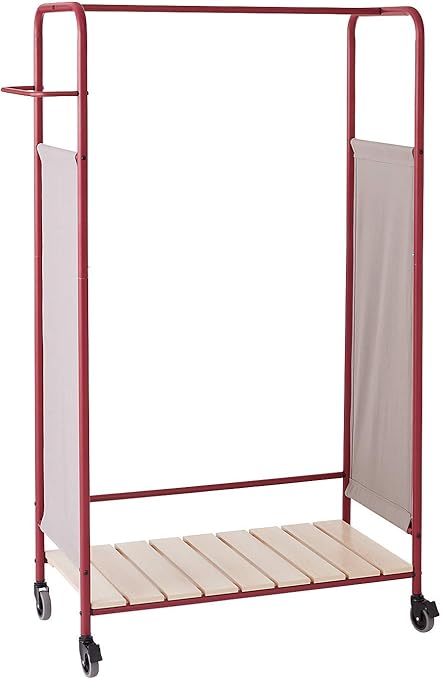 Amazon ハンガーラック American Laundry スクリーンハンガー ハンガー 洋服ラック 洋服収納 衣類収納 ラック 収納ラック スチール キャスター付き おしゃれ ハンガーラック オンライン通販