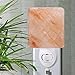 GRDE Salt Lamps Himalayan Natural Crystal Rock Salt Stone Lamp Night Light with Cordless Holder (Cube)